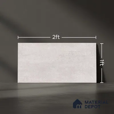 Stone Wall Tile TL 06533 D Nostal Silver 2 ft x 1 ft Ceramic Matte Finish - 8 mm | Suitable for Living Room, Kitchen & Bathroom (Sample)