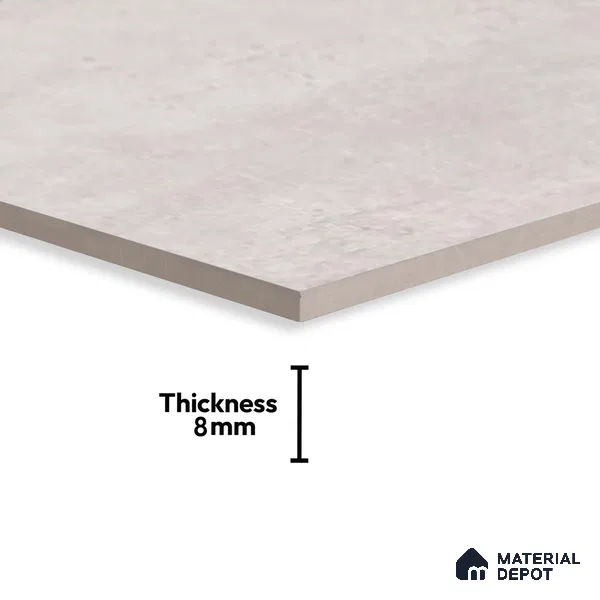 Stone Wall Tile TL 06533 D Nostal Silver 2 ft x 1 ft Ceramic Matte Finish - 8 mm | Suitable for Living Room, Kitchen & Bathroom (Sample)