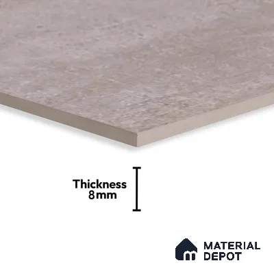 Stone Wall Tile TL 06533 F Nostal Grey 2 ft x 1 ft Ceramic Matte Finish - 8 mm | Suitable for Living Room, Kitchen & Bathroom (Sample)