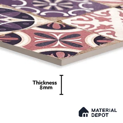 Highlighter Wall Tile TL 06532 B Tipton Crema 2 ft x 1 ft Ceramic Matte Finish - 8 mm | Suitable For Kitchen, Bathroom & Accent/Feature Wall