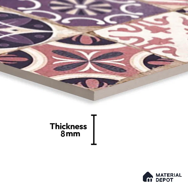 Highlighter Wall Tile TL 06532 B Tipton Crema 2 ft x 1 ft Ceramic Matte Finish - 8 mm | Suitable For Kitchen, Bathroom & Accent/Feature Wall