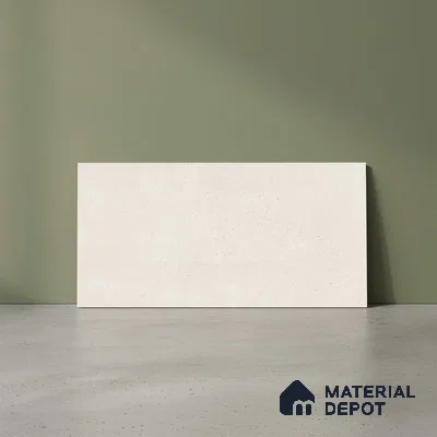 Plain Wall Tile TL 06532 Tipton Beige 2 ft x 1 ft Ceramic Matte Finish - 8 mm | Suitable for Living Room, Kitchen & Bathroom