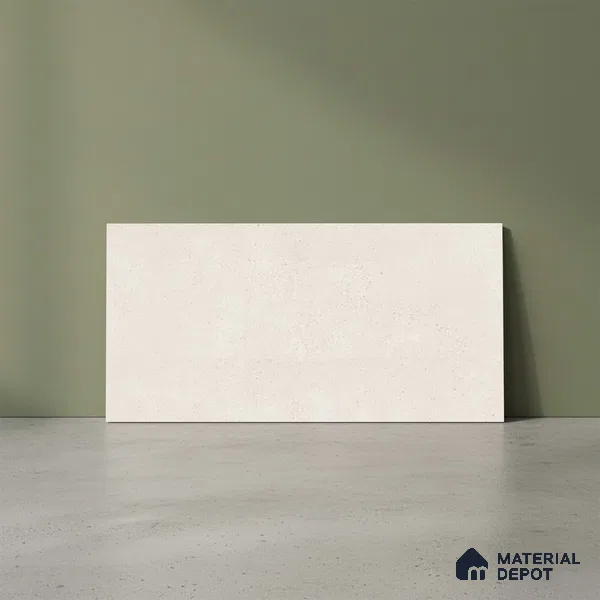 Plain Wall Tile TL 06532 Tipton Beige 2 ft x 1 ft Ceramic Matte Finish - 8 mm | Suitable for Living Room, Kitchen & Bathroom