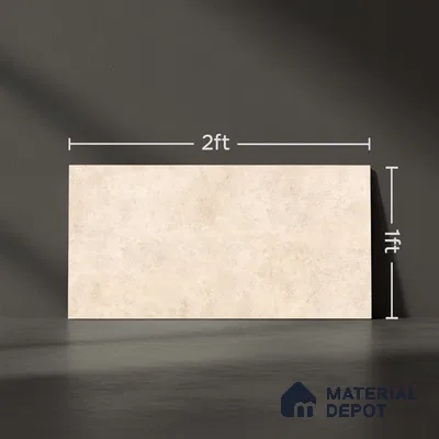 Marble Wall Tile TL 06532 C Tipton Crema 2 ft x 1 ft Ceramic Matte Finish - 8 mm | Suitable for Living Room, Kitchen & Bathroom