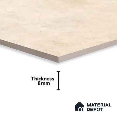 Marble Wall Tile TL 06532 C Tipton Crema 2 ft x 1 ft Ceramic Matte Finish - 8 mm | Suitable for Living Room, Kitchen & Bathroom