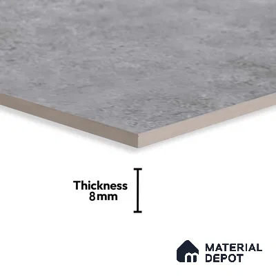 Stone Wall Tile TL 06532 F Tipton Grey 2 ft x 1 ft Ceramic Matte Finish - 8 mm | Suitable for Living Room, Kitchen & Bathroom