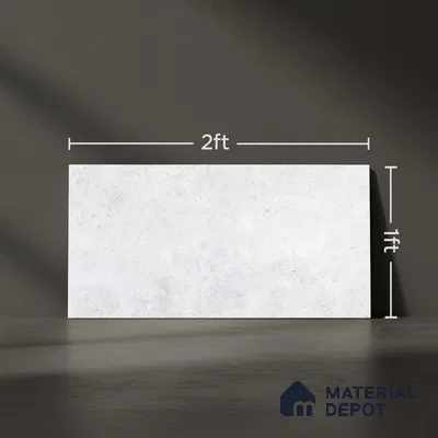 Stone Wall Tile TL 06534 D Zebo Blanco 2 ft x 1 ft Ceramic Matte Finish - 8 mm | Suitable for Living Room, Kitchen & Bathroom (Sample)