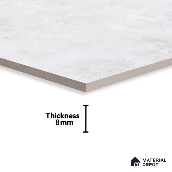 Stone Wall Tile TL 06534 D Zebo Blanco 2 ft x 1 ft Ceramic Matte Finish - 8 mm | Suitable for Living Room, Kitchen & Bathroom (Sample)