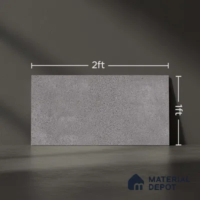 Stone Wall Tile TL 06534 F Zebo Gris 2 ft x 1 ft Ceramic Matte Finish - 8 mm | Suitable for Living Room, Kitchen & Bathroom (Sample)