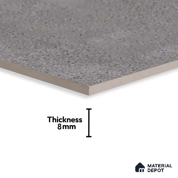 Stone Wall Tile TL 06534 F Zebo Gris 2 ft x 1 ft Ceramic Matte Finish - 8 mm | Suitable for Living Room, Kitchen & Bathroom (Sample)