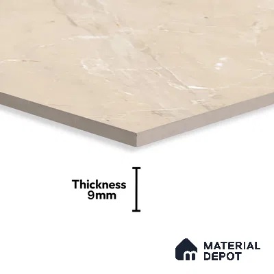 Marble Floor & Wall Tile TL 05617 Beige Polenta 4 ft x 2 ft Matte Finish Vitrified Tile - 9 mm