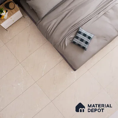 Marble Floor & Wall Tile TL 05617 Beige Polenta 4 ft x 2 ft Matte Finish Vitrified Tile - 9 mm
