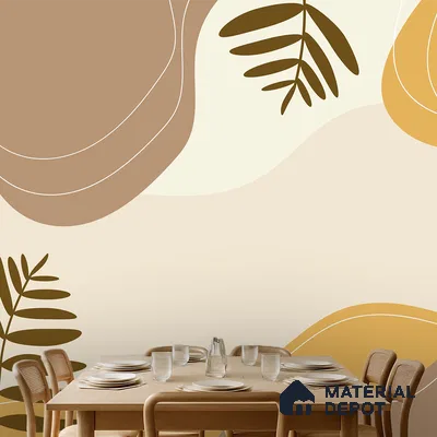Desert Harmony Romantic Peach Rose Splash | WP 04146 B Non Woven Matte Finish Tropical Style Premium Customized size Wallpaper | 150 GSM WP01MTF Paper | (MOQ = 30 Sq. Ft.)