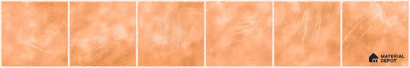 Stone Look Floor Tile TL 06574 Penny Amber Art 35 Inch x 6 Inch Vitrified Matte Finish - 9 mm | Suitable for Living Room, Kitchen & Bedroom