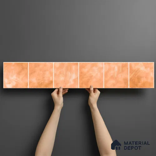 Stone Look Floor Tile TL 06574 E Penny Beige Art 35 Inch x 6 Inch Vitrified Matte Finish - 9 mm | Suitable for Living Room,Kitchen & Bedroom