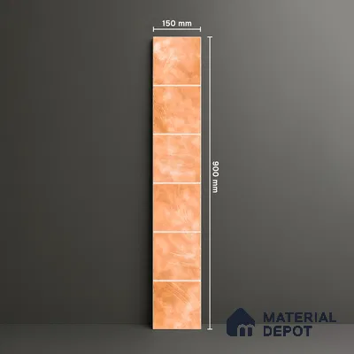 Stone Look Floor Tile TL 06574 E Penny Beige Art 35 Inch x 6 Inch Vitrified Matte Finish - 9 mm | Suitable for Living Room,Kitchen & Bedroom