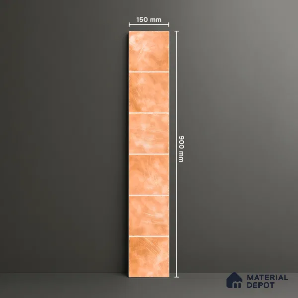 Stone Look Floor Tile TL 06574 E Penny Beige Art 35 Inch x 6 Inch Vitrified Matte Finish - 9 mm | Suitable for Living Room,Kitchen & Bedroom