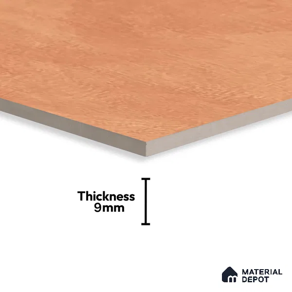 Stone Look Wall & Floor Tile TL 06612 C Azul Orange 4 ft x 2 ft Vitrified Matte Finish - 9 mm | Random 3 | Suitable for Living Room, Bedroom, Bathroom, Kitchen, Dining (Sample)