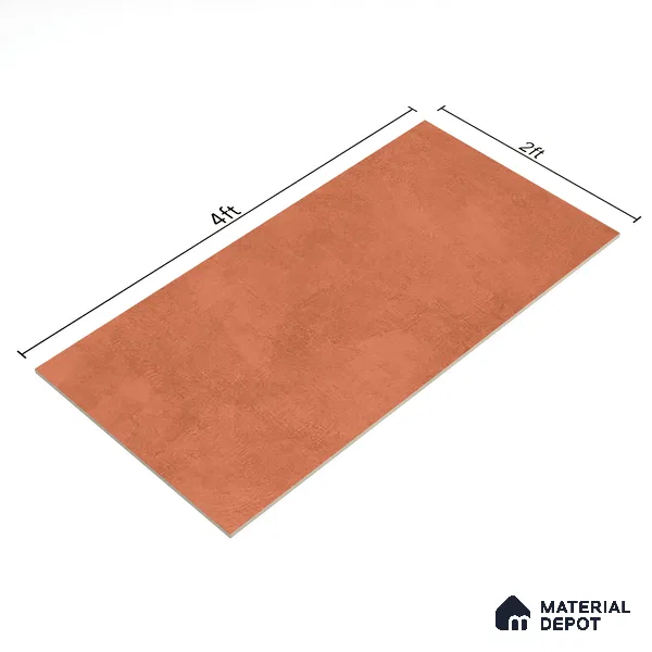 Stone Look Wall & Floor Tile TL 06612 D Azul Red 4 ft x 2 ft Vitrified Matte Finish - 9 mm | Random 3 | Suitable for Living Room, Bedroom, Bathroom, Kitchen, Dining