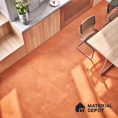 Stone Look Wall & Floor Tile TL 06612 D Azul Red 4 ft x 2 ft Vitrified Matte Finish - 9 mm | Random 3 | Suitable for Living Room, Bedroom, Bathroom, Kitchen, Dining