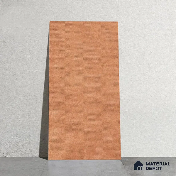 Punch Wall & Floor Tile TL 06612 I 4 ft x 2 ft Orange Vitrified Matte Finish Tile - 9 mm | Ideal for Living Room, Bedroom, Bathroom, Kitchen