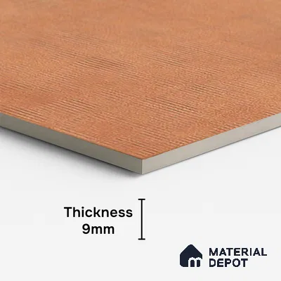 Punch Wall & Floor Tile TL 06612 I 4 ft x 2 ft Orange Vitrified Matte Finish Tile - 9 mm | Ideal for Living Room, Bedroom, Bathroom, Kitchen