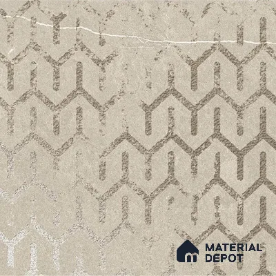Subway Wall Tile TL 06431 Coastal Glam Beige 8 x 8 inch Ceramic Matte Finish - 10 mm | 36 Random Design | Suitable for Accent / Feature Walls, Bathroom, Kitchen Wall & Backsplashes (Sample)