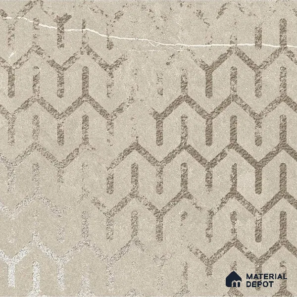 Subway Wall Tile TL 06431 Coastal Glam Beige 8 x 8 inch Ceramic Matte Finish - 10 mm | 36 Random Design | Suitable for Accent / Feature Walls, Bathroom, Kitchen Wall & Backsplashes (Sample)
