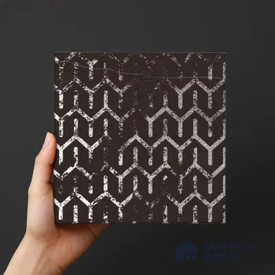 Subway Wall Tile TL 06431 C Coastal Glam Coffee 8 x 8 inch Ceramic Matte Finish - 10 mm | 36 Random Design | Suitable for Accent / Feature Walls, Bathroom, Kitchen Wall & Backsplashes (Sample)