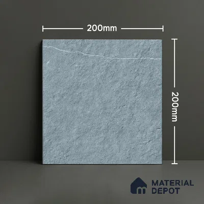 Subway Wall Tile TL 06431 H Coastal Glam Sky Base 8 x 8 inch Ceramic Matte Finish - 10 mm | 36 Random Design | Suitable for Accent / Feature Walls, Bathroom, Kitchen Wall & Backsplashes (Sample)