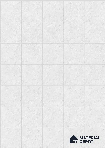 Subway Wall & Floor Tile TL 06431 J Coastal Glam White Base 8 x 8 inch Ceramic Matte Finish - 10 mm | 36 Random Design | Suitable for Accent / Feature Walls, Bathroom, Kitchen Wall & Backsplashes (Sample)
