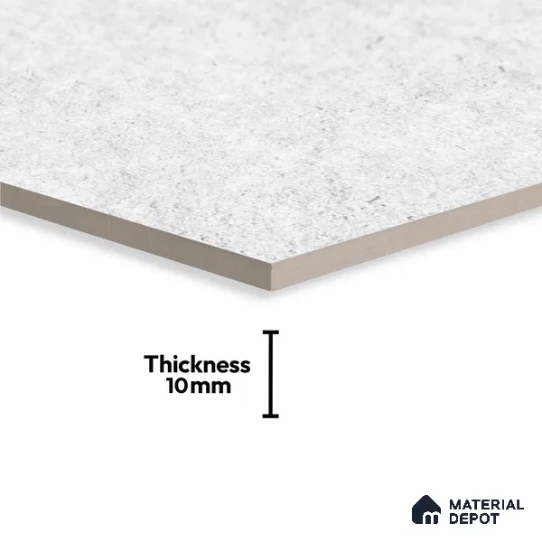 Subway Wall & Floor Tile TL 06431 J Coastal Glam White Base 8 x 8 inch Ceramic Matte Finish - 10 mm | 36 Random Design | Suitable for Accent / Feature Walls, Bathroom, Kitchen Wall & Backsplashes (Sample)