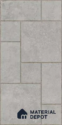 Stone Wall & Floor Tile TL 07201 B Mustang Gris 2 ft x 4 ft Vitrified Matte Finish - 9 mm | Suitable For Living Room, Bedroom, Dining Area