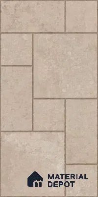 Stone Wall & Floor Tile TL 07201 Mustang Beige 2 ft x 4 ft Vitrified Matte Finish - 9 mm | Suitable For Living Room, Bedroom, Dining Area (Sample)