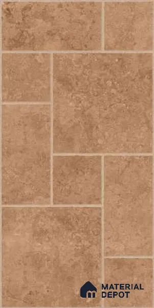 Stone Wall & Floor Tile TL 07201 C Mustang Cotto 2 ft x 4 ft Vitrified Matte Finish - 9 mm | Suitable For Living Room, Bedroom, Dining Area (Sample)