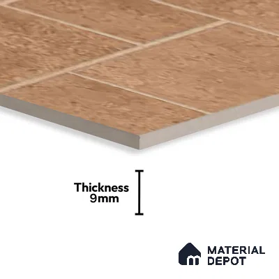 Stone Wall & Floor Tile TL 07201 C Mustang Cotto 2 ft x 4 ft Vitrified Matte Finish - 9 mm | Suitable For Living Room, Bedroom, Dining Area (Sample)
