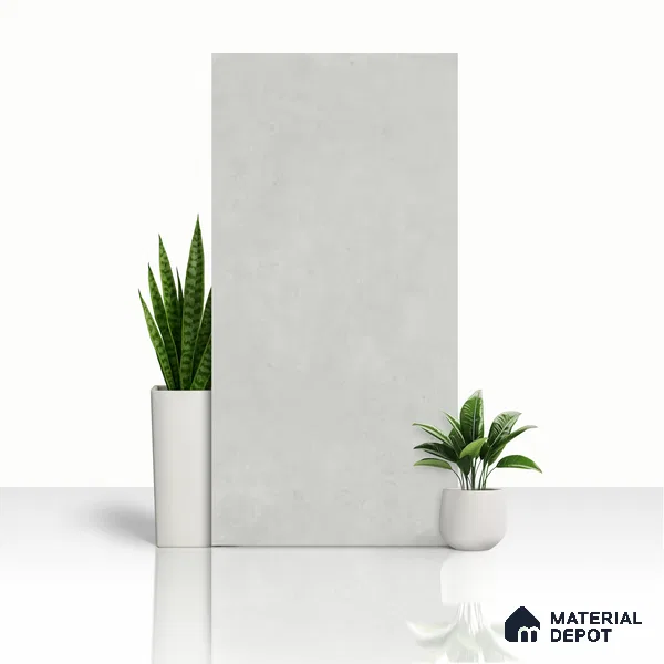 Plain Look Floor & Wall Tile TL 07193 D Talent Grey 2 ft x 4 ft Vitrified Matte Finish - 9 mm