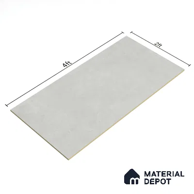 Plain Look Floor & Wall Tile TL 07193 D Talent Grey 2 ft x 4 ft Vitrified Matte Finish - 9 mm