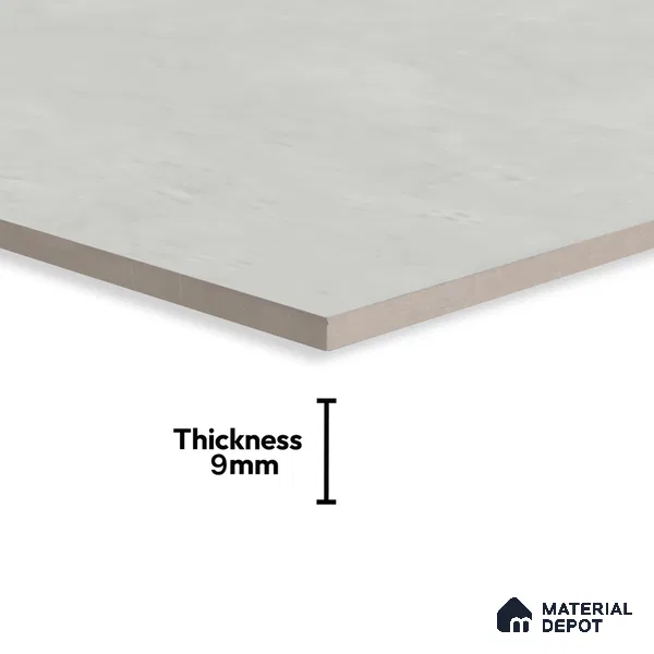 Plain Look Floor & Wall Tile TL 07193 D Talent Grey 2 ft x 4 ft Vitrified Matte Finish - 9 mm