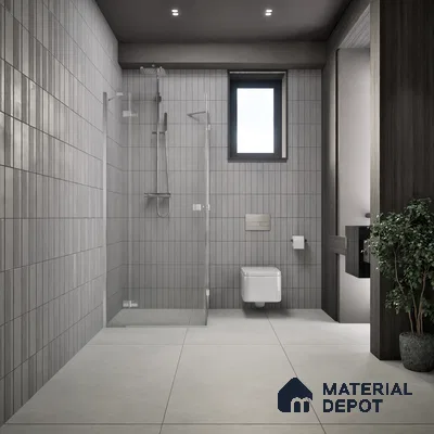 Plain Look Floor & Wall Tile TL 07193 D Talent Grey 2 ft x 4 ft Vitrified Matte Finish - 9 mm