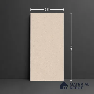 Punch Floor & Wall Tile TL 08031 Saga Beige 4 ft x 2 ft Matte Finish Vitrified Tile - 9 mm | Suitable For Living Room, Bedroom, Bathoom