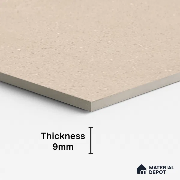 Punch Floor & Wall Tile TL 08031 Saga Beige 4 ft x 2 ft Matte Finish Vitrified Tile - 9 mm | Suitable For Living Room, Bedroom, Bathoom