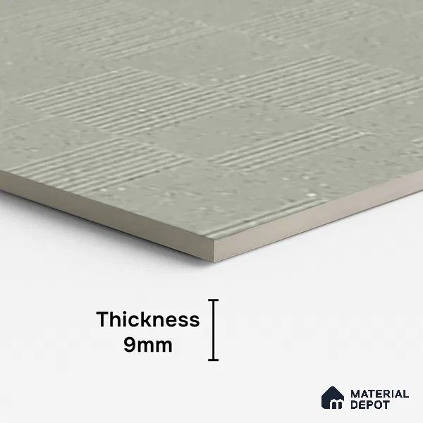 Highlighter Wall Tile TL 08031 F Saga Green Barcode 4 ft x 2 ft Vitrified Matte Finish - 9 mm