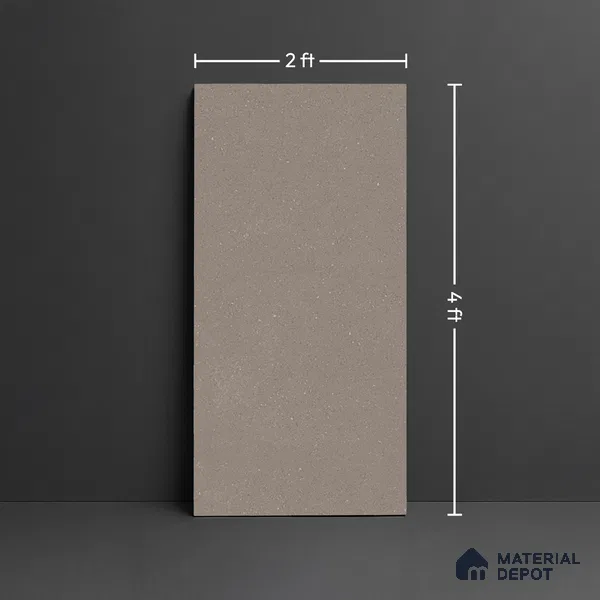 Punch Floor & Wall Tile TL 08031 I Saga Nut 4 ft x 2 ft Matte Finish Vitrified Tile - 9 mm | Suitable For Living Room, Bedroom, Bathoom