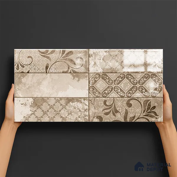 Highlighter Wall Tile TL 06552 B NG Picaso HL 2 ft x 1 ft Ceramic Glossy Finish - 8 mm | Suitable for Living Room, Kitchen & Bathroom (Sample)