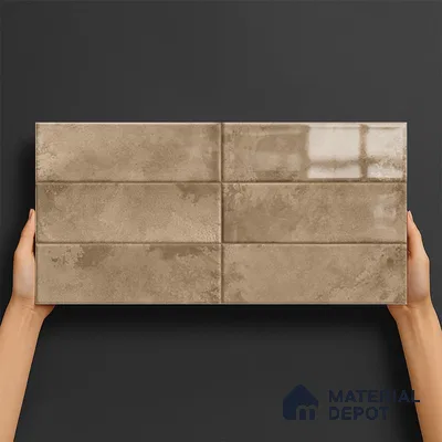Highlighter Wall Tile TL 06552 C Picaso DK 2 ft x 1 ft Ceramic Glossy Finish - 8 mm | Suitable for Living Room, Kitchen & Bathroom (Sample)