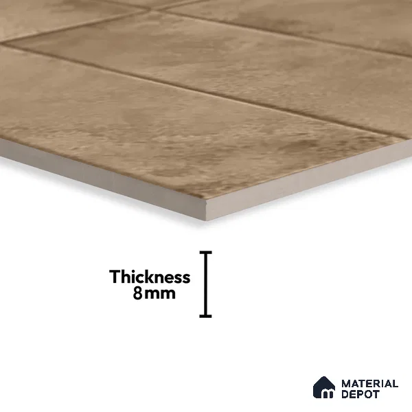 Highlighter Wall Tile TL 06552 C Picaso DK 2 ft x 1 ft Ceramic Glossy Finish - 8 mm | Suitable for Living Room, Kitchen & Bathroom (Sample)