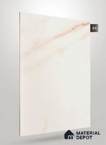 White Marble Look BG 1770 8 ft x 4 ft Texture Finish Decorative Laminate - 1.25 mm | Suitable for TV Unit, Wardrobe, Kitchen Cabinets