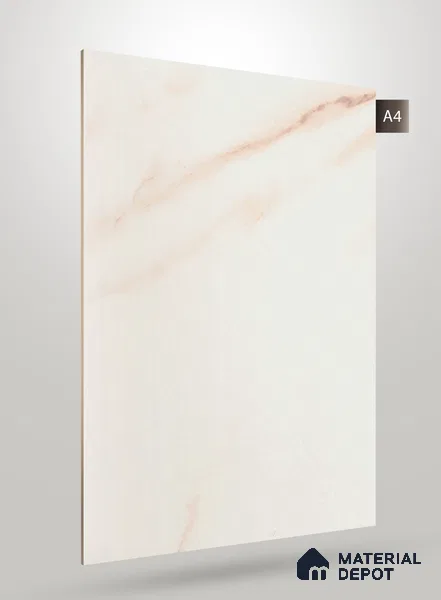 White Marble Look BG 1770 8 ft x 4 ft Texture Finish Decorative Laminate - 1.25 mm | Suitable for TV Unit, Wardrobe, Kitchen Cabinets