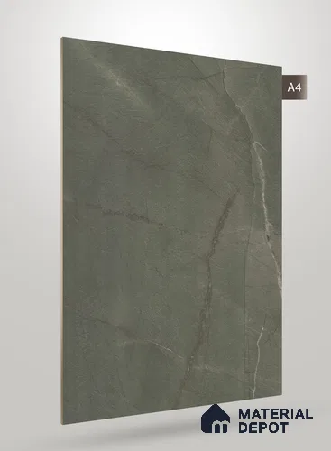 Green Marble Look BG 1779 8 ft x 4 ft Texture Finish Decorative Laminate - 1.25 mm | Suitable for TV Unit, Wardrobe, Kitchen Cabinets